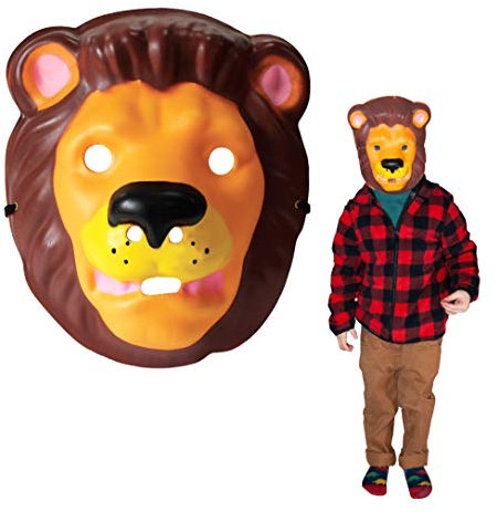 Wild Faces - Deluxebase Löwe Kindermasken aus sicherem Schaumstoff