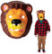 Wild Faces - Deluxebase Löwe Kindermasken aus sicherem Schaumstoff