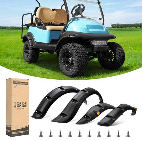 10L0L Golfwagen-Kotflügelverbreiterungen für Club Car Precedent ab 2004, 4 Stück
