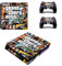 Supreme Skinz GTA 5 Vinyl Skin für PlayStation 4 Slim - Schutzhülle für Konsole und 2 Controller - Ultra Dünn Größe:11,8 x 7,88 Zoll Blattmuster