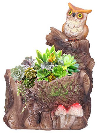 Atyhao Blumentopf Innovative wasserdichte saftige Blume Bonsai Harz Pflanzer Home Decoration Kleine Kaktus Pflanzer Töpfe für Home Office und Keine Pflanzen