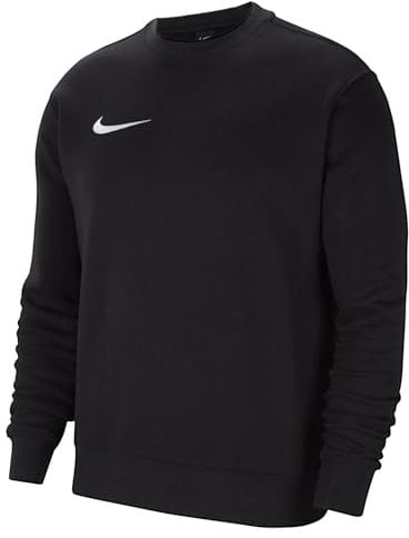 NIKE Boys Y Nk Flc Park20 Crew Sweatshirt, Black/White, 12 Years EU