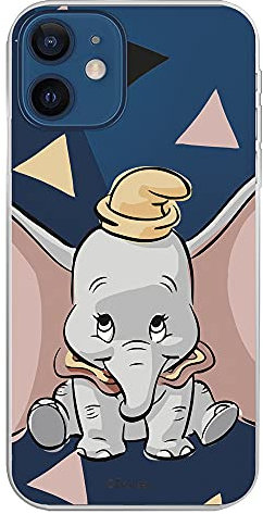 LA CASA DE LAS CARCASAS Schutzhülle für iPhone 13, Motiv: Disney Dumbo-Silhouette, transparent, Dumbo, wählen Sie das Design, das Sie lieben, für Ihr iPhone 13