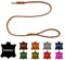 Hundeleine Fettleder kleine Hunde/große Hunde MIT Handschlaufe Made IN Germany 1m - 5m (3,0m X 8mm, Cognac)