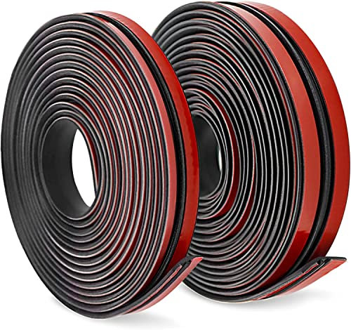 Storystore Automotive Weather Seal Rubber Seal Strip 14mmx4m & 19mmx4m Windscreen Strip Seal T Shape Sealing Strip for Automotive Door Window Car Edge Weatherstrip Strip Seal