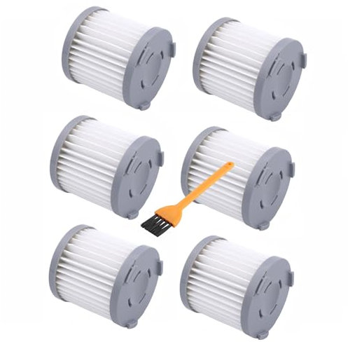 Genérico FMingNian Reemplazos de Filtro HEPA para Cecotec Conga Rockstar 500 Ultimate Xtrem Conga Rockstar 700 900 1200 repuestos para aspiradoras (Color : 6pcs)