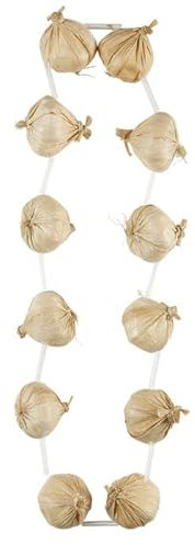 PARTY DISCOUNT NEU Knoblauchkette für Vampirjäger, Franzosen & Co., Länge: ca. 48 cm