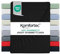 Komfortec Spannbettlaken Jersey 100% Baumwolle – 200x200 cm – 135g/m² – Weich, Atmungsaktiv & Hautfreundlich – Mit Rundumgummi – Oeko-Tex Zertifiziert – Für Boxspring, Topper & Matratzen – Schwarz