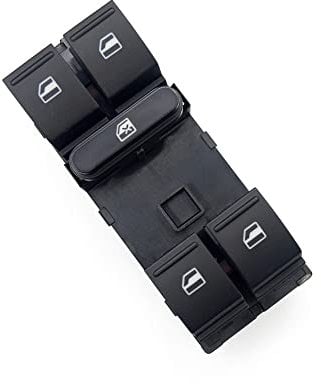 DKAEUK VWWS008 Interruptor elevalunas eléctrico para SE.AT. ALTEA IBIZA LEON MK2 TOLEDO, V.W. AMAROK CC GOLF MK5 MK6 PLUS/Variant JETTA PASSAT TIGUAN POLO 1K4959857