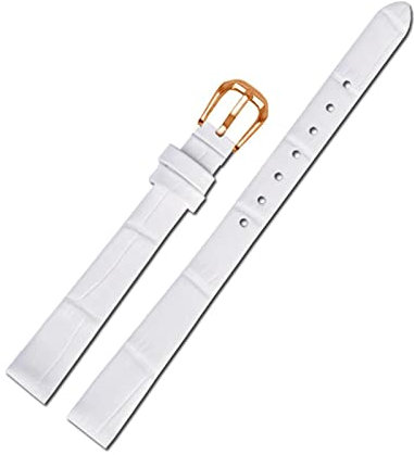 Juwaacoo Leder Uhrenarmband Damenarmband 6mm 8mm 10mm 12mm 14mm Kleines Uhrenarmband, 6mm