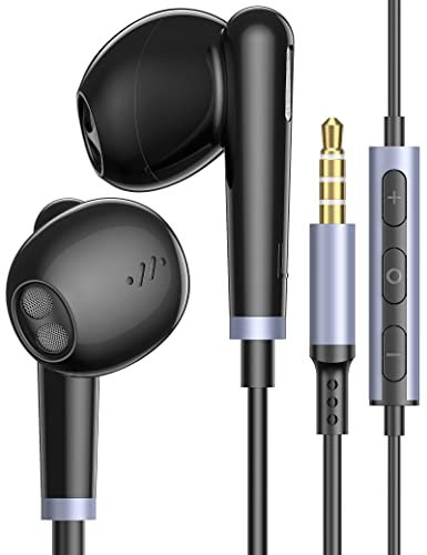 Ecouteurs Filaire pour Xiaomi Redmi 14C Note 11s 11 Note 13 Pro 12 Pro Redmi 10,Écouteurs Intra-Auriculaires Oreillettes Filaires avec Micro Anti-Bruit Casque pour Samsung A05S A15 A14 A23 A25 A04S