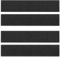Be In Your Mind 2pcs Supports de Plaque d'immatriculation Auto-adhésif sans Cadre Résistant aux Intempéries en Résine Synthétique 50x10cm pour Toutes Les Voitures