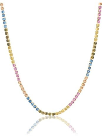 Sif Jakobs Jewellery Damen-Kette 925er Silber One Size Gold, Mehrfarbig 32025555