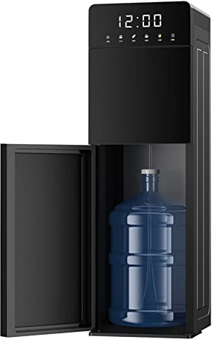 Bottom Loading Water Cooler Dispenser 3 in 1- Hot & Cold, Home Office Coffee Tea Bar Dorm, No Barrel - Water Cooler Dispenser