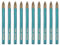 Tile Wood Plastic Glass Bits - MINLAYCUT 10pcs 1/4(6mm) Carbide Drill Bits Tip Round Shank for Wood Glass Plastic Ceramic Tile