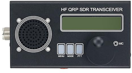 Fiorky Ricetrasmettitore SSB/CW Batteria incorporata HF Ham Radio con microfono Ricetrasmettitore a onde corte Caricatore 8 bande USDX USDR HF QRP SDR Ricetrasmettitore