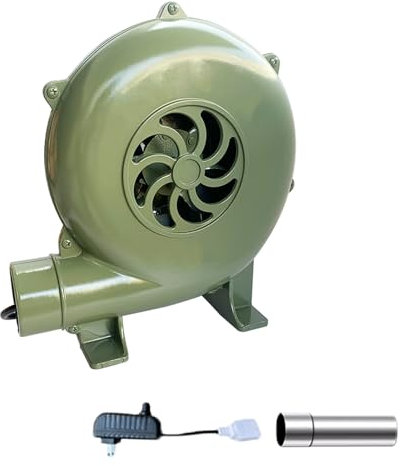GBPLDMAQ Souffleur Electrique avec Interrupteur de Vitesse et Conduit d'air, Ventilateur Souffleur à Grande Vitesse, Ventilateur Souffleur Barbecue Electrique(340x210x310mm/13x8x12in)