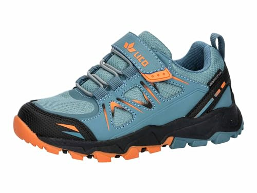 Lico Unisex Kinder Allen Vs Trekkingsschuhe, Petrol Schwarz Orange, 34 EU