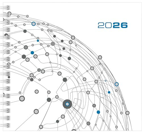 Zettler Wochenbuch Assessor 1W/2S 2026 – Buchkalender 16 × 15 cm, 1 Woche auf 2 Seiten, Kartoneinband, FSC-zertifiziert