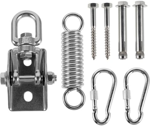 FONDOTIN Hängematten Aufhänger Set Aus Mit Karabiner Für Deckenmontage Hängemattenaufhänger Hängemattenhaken Für Schaukel Robust Und Sicher