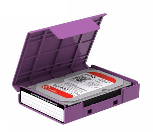 Hard Disk Protective Case Colorful 3.5Inch Hard Disk Storage Box With Shockproof For Safe Data Keeping
