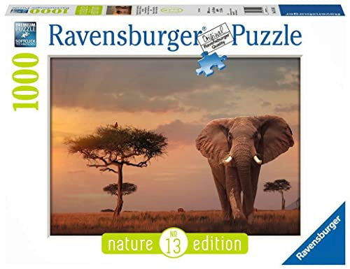 Ravensburger Puzzle 15159 - Elefant in Masai Mara Nationalpark - 1000 Teile Puzzle für Erwachsene und Kinder ab 14 Jahren, Puzzle mit Elefanten