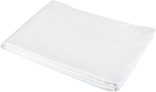 texpot Bettlaken glatt 150 x 200 cm weiß 100% Baumwolle ohne Gummizug