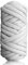 YONII Core Yarn Garn Mehrfarbig Soft Bulky Arm Stricken Wolle Roving Häkeln DIY Hand Chunky Strickdecke Decke Garn für Riese Klobig Sticken Werfen Sofa Decke Blanket und Kunsthandwerk (Hellgrau, 1KG)