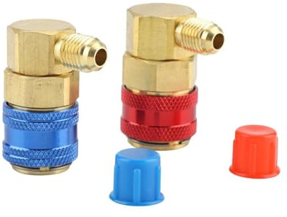 Broco Connecteur r134a Paire de R134a voiture Conditionneur d'air Fluoride Joints Attaches rapides Connecteurs for R134a