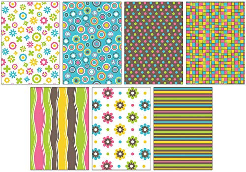 49 umweltfreundliche, unbeschriebene Grußkarten aus recyceltem Karton.