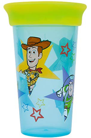 The First Years Toy Story 2 in 1 Spoutless Cup, Transitions to Open Toddler Cup, Multicolor