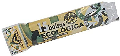 Müllbeutel mit einfachem Verschluss, 55 x 60 Rolle mit 15 Beuteln (50 Rollen)