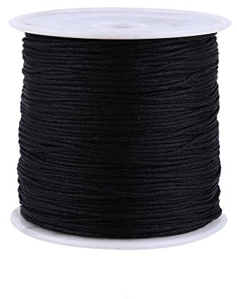HEEPDD Corda a Coda di Topo, Cordoncino per creazione di Gioielli da 100 m, Cordoncino con Nodo Cinese per la creazione di Gioielli con Perline di Nodi Cinesi