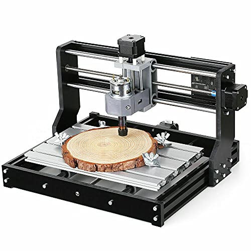 kangten 3D Laserdrucker Laser 2-in-1-Laser-Graviermaschine mit Bohrer Graviermaschine ER11 GRBL Steuerung DIY Desktop Mini Laser Graviermaschine 300 x 180 x 45 mm für Amateure-Lasergravuren