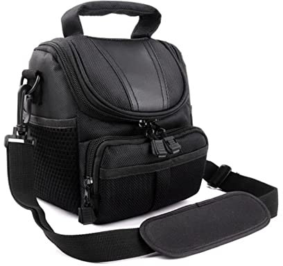 Camera Case Bag Lightweight Black Shoulder Bag with Strap for Kodak PIXPRO AZ422, AZ421, AZ401, AZ365, AZ362, AZ361, AZ252, AZ251, FZ53 Camera, One Size, (BG1)
