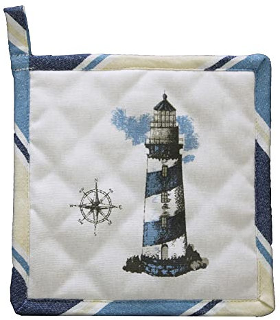Sea-Club Topflappen - Leuchtturm Küche Baumwolle Maritime Dekoration