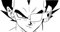 TLDSHOP® - DRAGONBALL Z Aufkleber Für Klimaanlagen, Möbel, Auto, Motorrad - Dragonball z Comics Cartoon Sticker: (Weiß Schwarz, Vegeta)