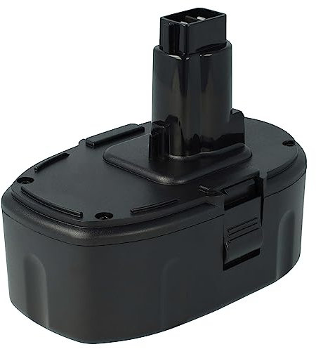 vhbw Battery compatible with Dewalt DC527 FlashLight, DC527 Flash light, DC530KA, DC546K, DC545K, DC550 Power Tools (3000 mAh, Li-Ion, 18 V)