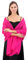 Cckuu Foulard élégant en mousseline de soie pour femme - Grande taille - Léger - Pour printemps, automne, fête de mariage, rose vif