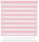 Estor Enrollable de Doble Capa Noche y Día 120x180cm (Ancho x Largo), Persiana Enrollbale para Ventana, tamaño de la Tela 117x175cm (Rosa)