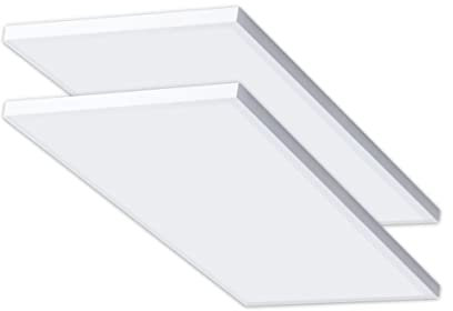 Plafon LED Techo, Plafones Para Techo LED, Panel LED 60x30, Fluorescente Cocina, Candeeiro Teto Cozinha, Candeeiro De Teto, Lampara Cocina (Pack 2)