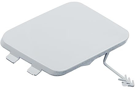 A ABSOPRO Tappo Copri Gancio Traino Anteriore Paraurti Traino Gancio Copertura Adatto per Q3-1 pezzo Bianco