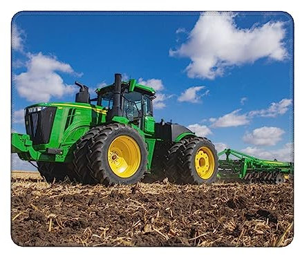 Mauspad Traktor Bauernhof Computer Mauspad rutschfeste Gummiunterseite Mousepad für Büro Zuhause Gaming 25,4 x 30,5 x 0,3 cm