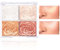 Shimmer Blushers For Cheeks Make Up, 4 Colors Long-Lasting Blush Palette, 3 In 1 Blusher Contouring Highlighting, Natural-Looking Powder Smudge-proof & Sweat-Resistant Blush for Women (02)
