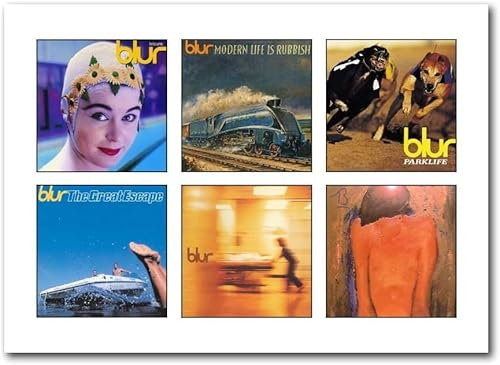 Blur Alben ungerahmt A4 Kunstdruck Mini-Poster