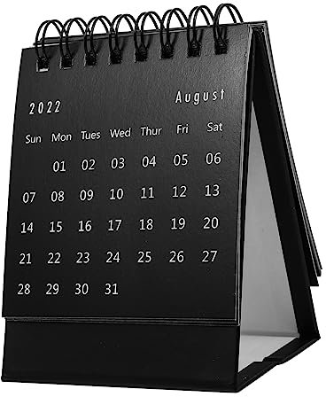 AOKWAWALIY 1stk 2022 Mini-tischkalender Stehend Kalender Lunar Jahr Zeitplan Monatliche Desktop Mini 2022 Wochen Schreibtisch Papier Büro