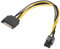 sourcing map Câble adaptateur d'alimentation PCI-Express 15 broches vers 6 broches mâle 220 mm