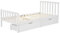 Home Treats Under Bed Storage Drawer Under Bed Storage for Cot Wooden Beds White Set of 2 Drawers for Single Beds Cots Cribs Children's Bedrooms