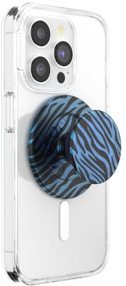 PopSockets Phone Grip for MagSafe with Kickstand, Magnetic Stand, Swappable Top, Secure Hold for iPhone MagSafe Cases, Phone & Tablet Grip - Zed