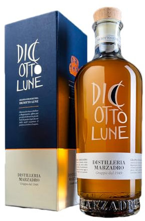 Marzadro DiCiotto Lune Grappa in edler Geschenkverpackung (1 x 0,7l)